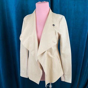 Jakett New York Waterfall Leather Moto Jacket